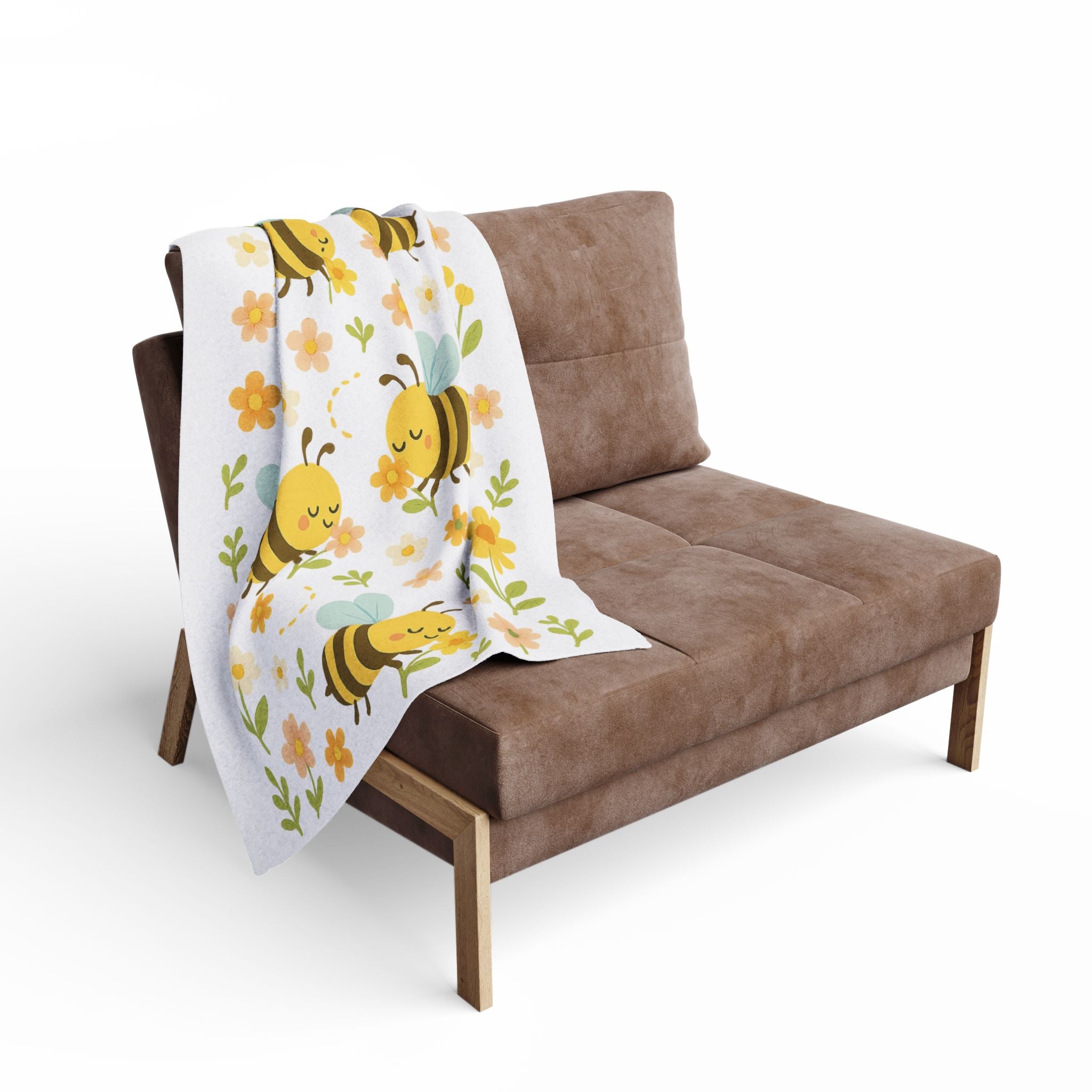 Baby Bienen Flauschdecke