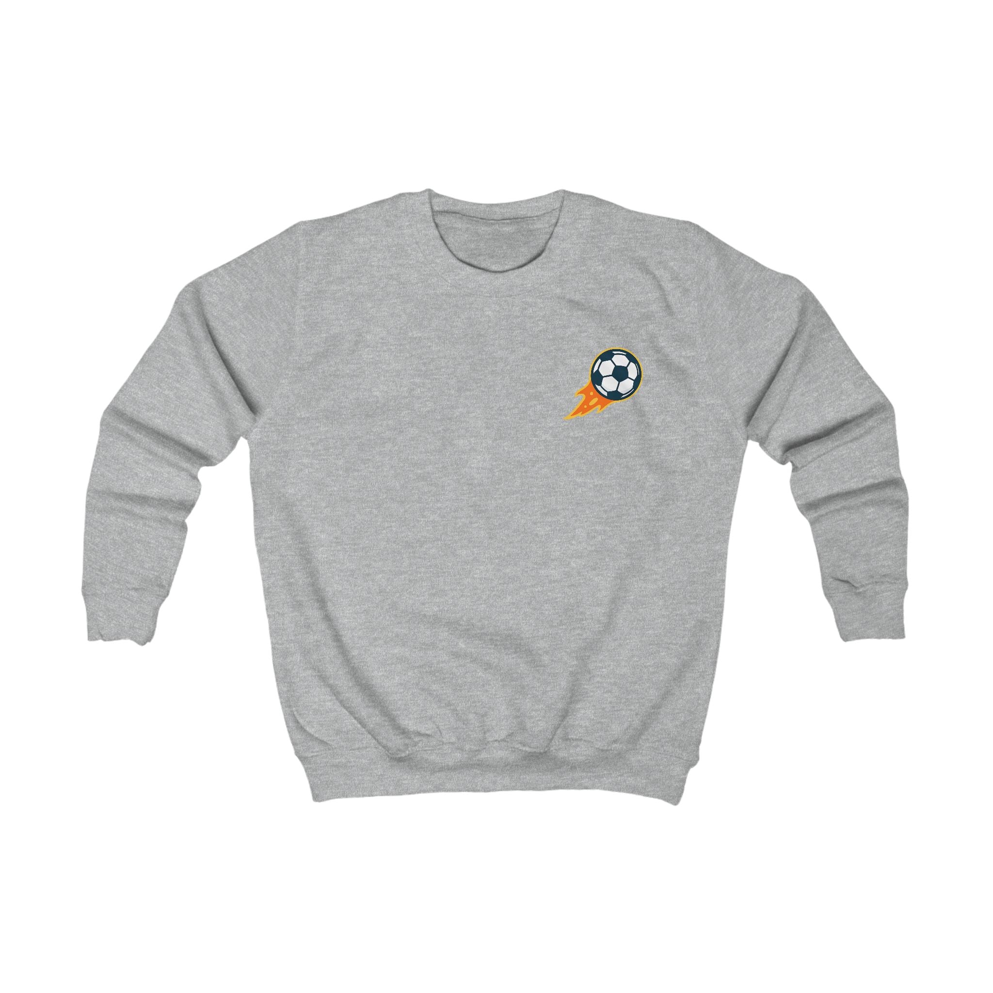 Kinder Fußball Sweatshirt mit Backprint
