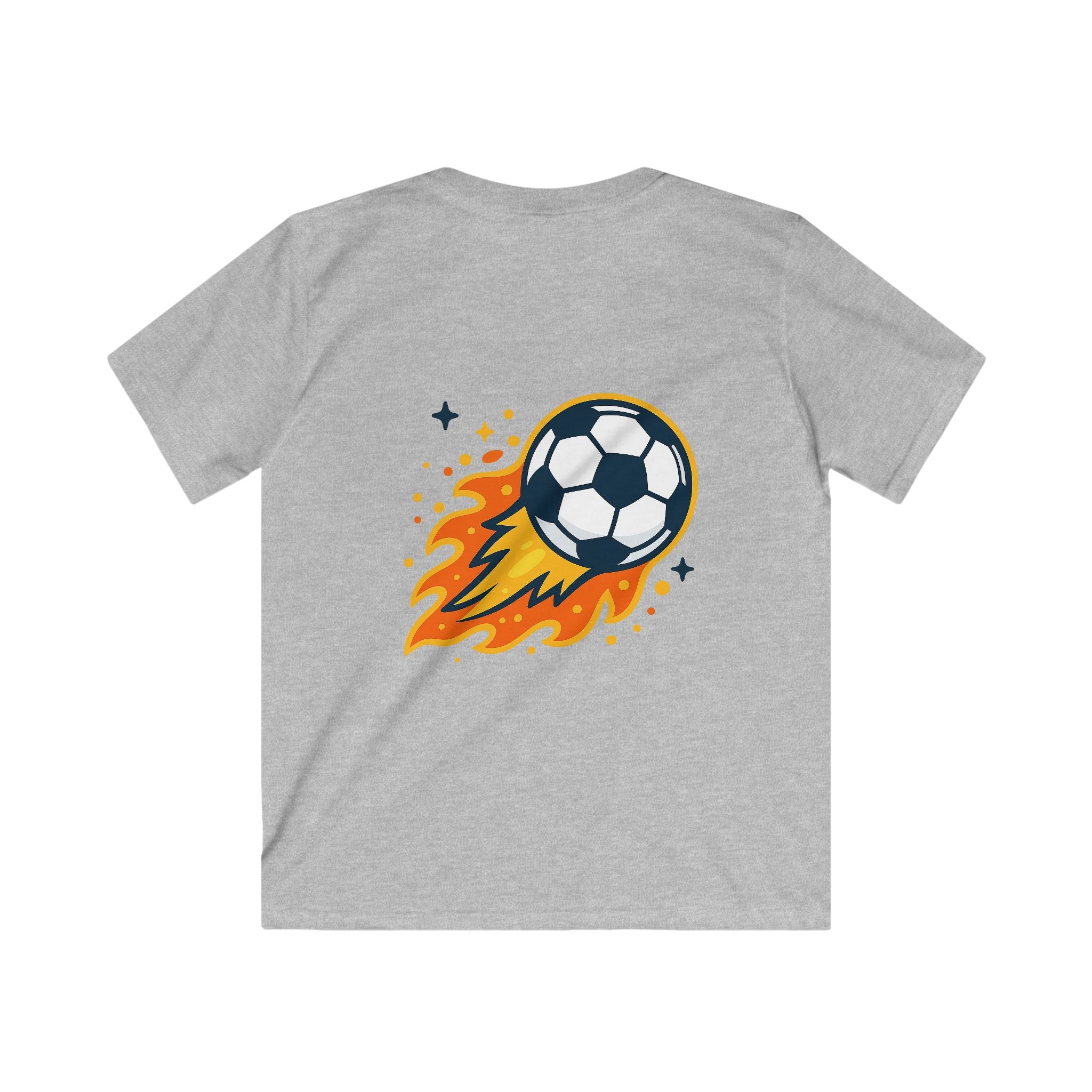 Kinder Fußball T-Shirt mit Backprint