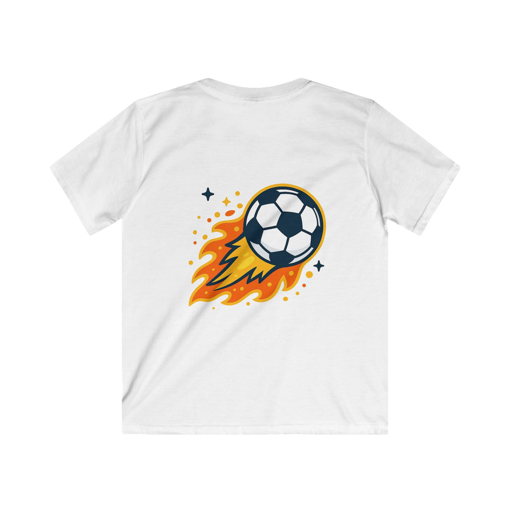 Kinder Fußball T-Shirt mit Backprint