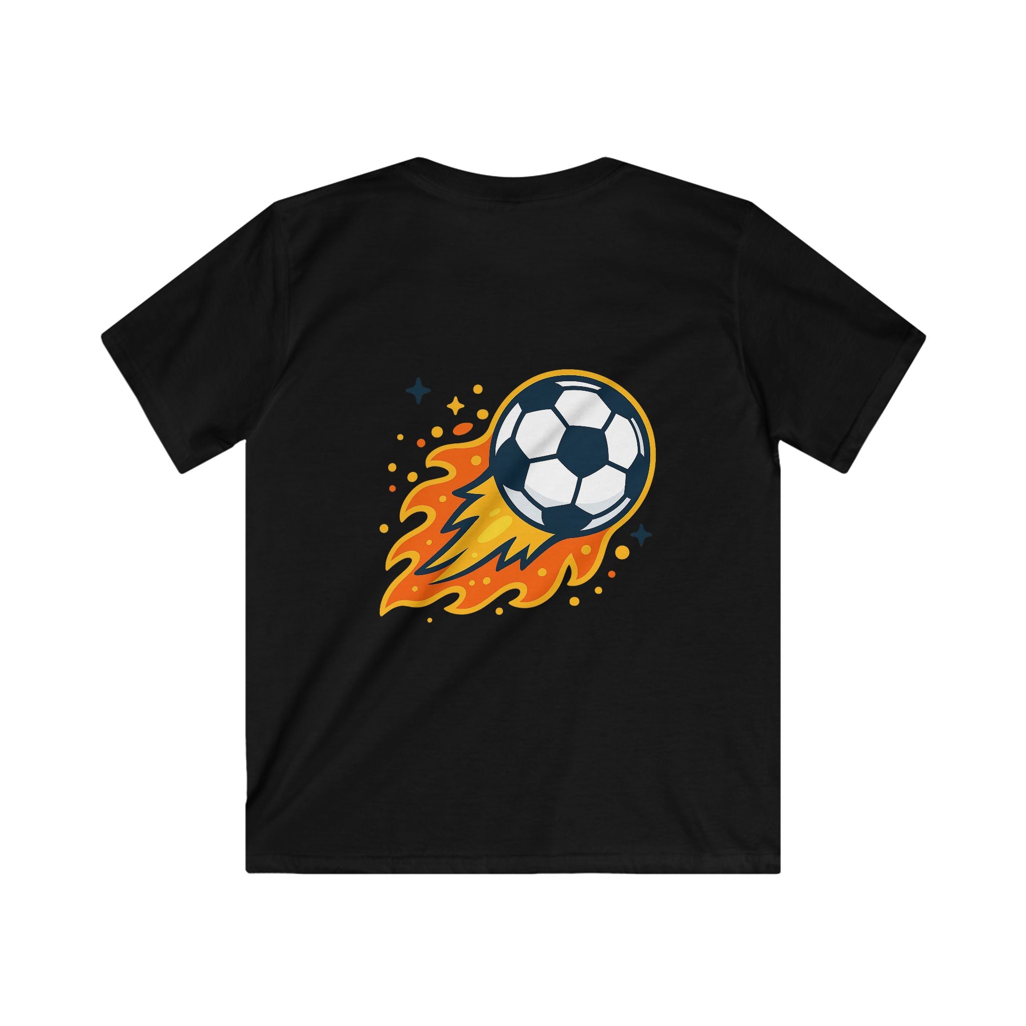 Kinder Fußball T-Shirt mit Backprint