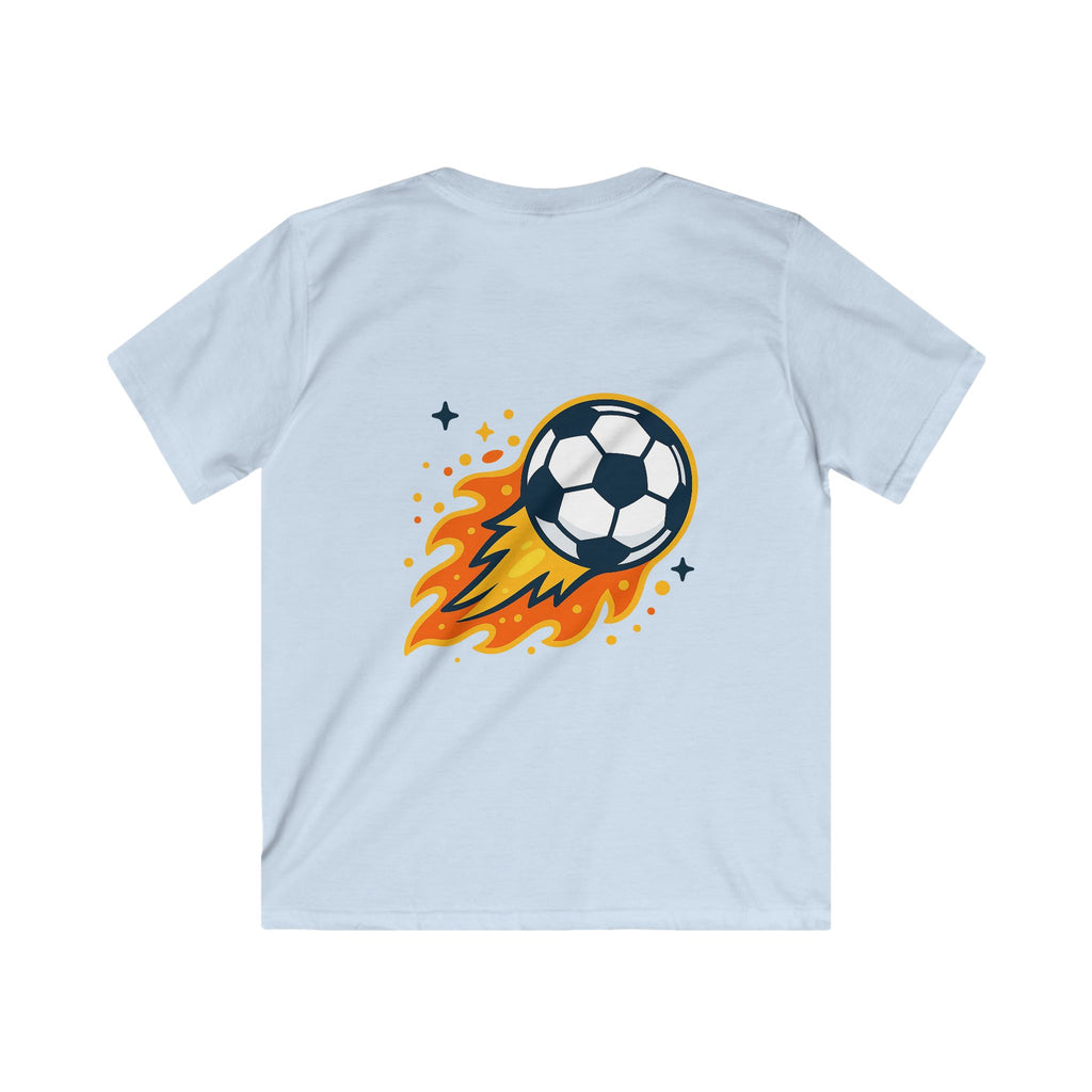 Kinder Fußball T-Shirt mit Backprint