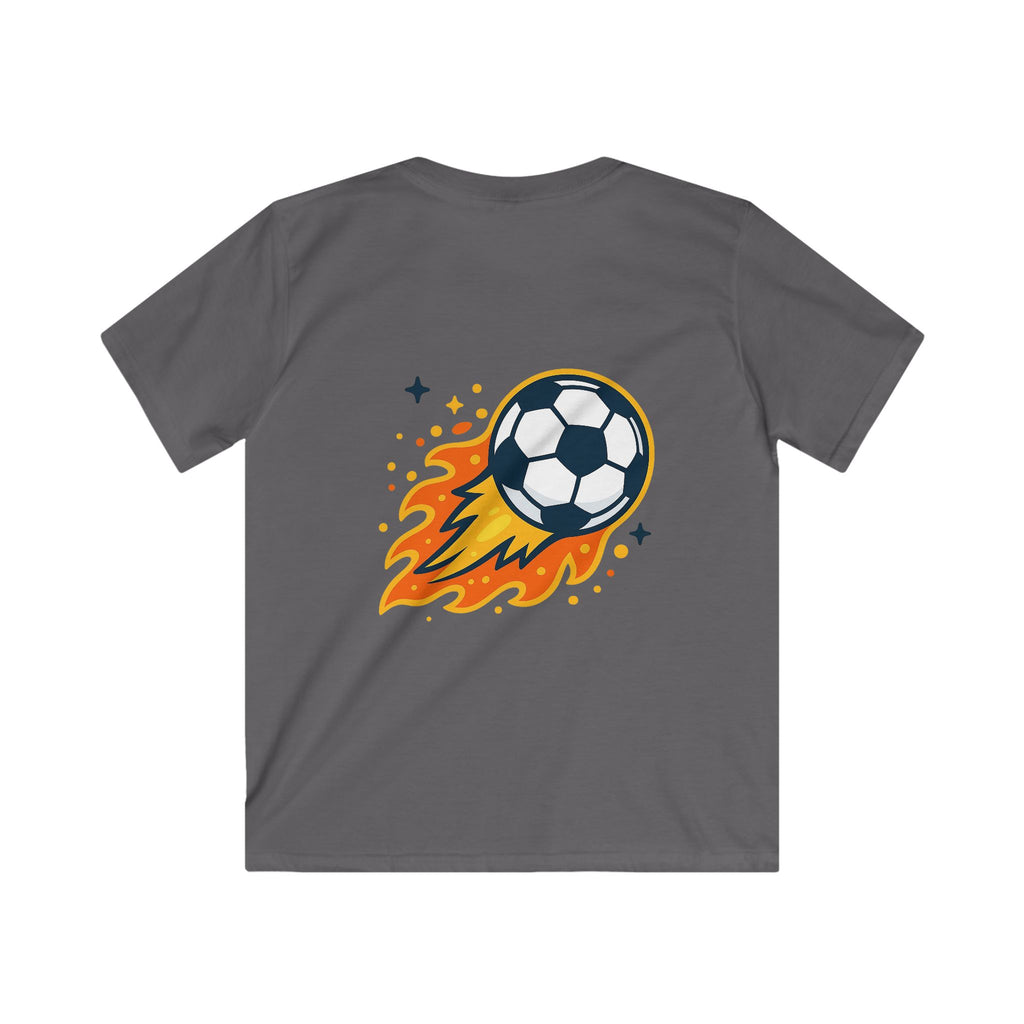 Kinder Fußball T-Shirt mit Backprint