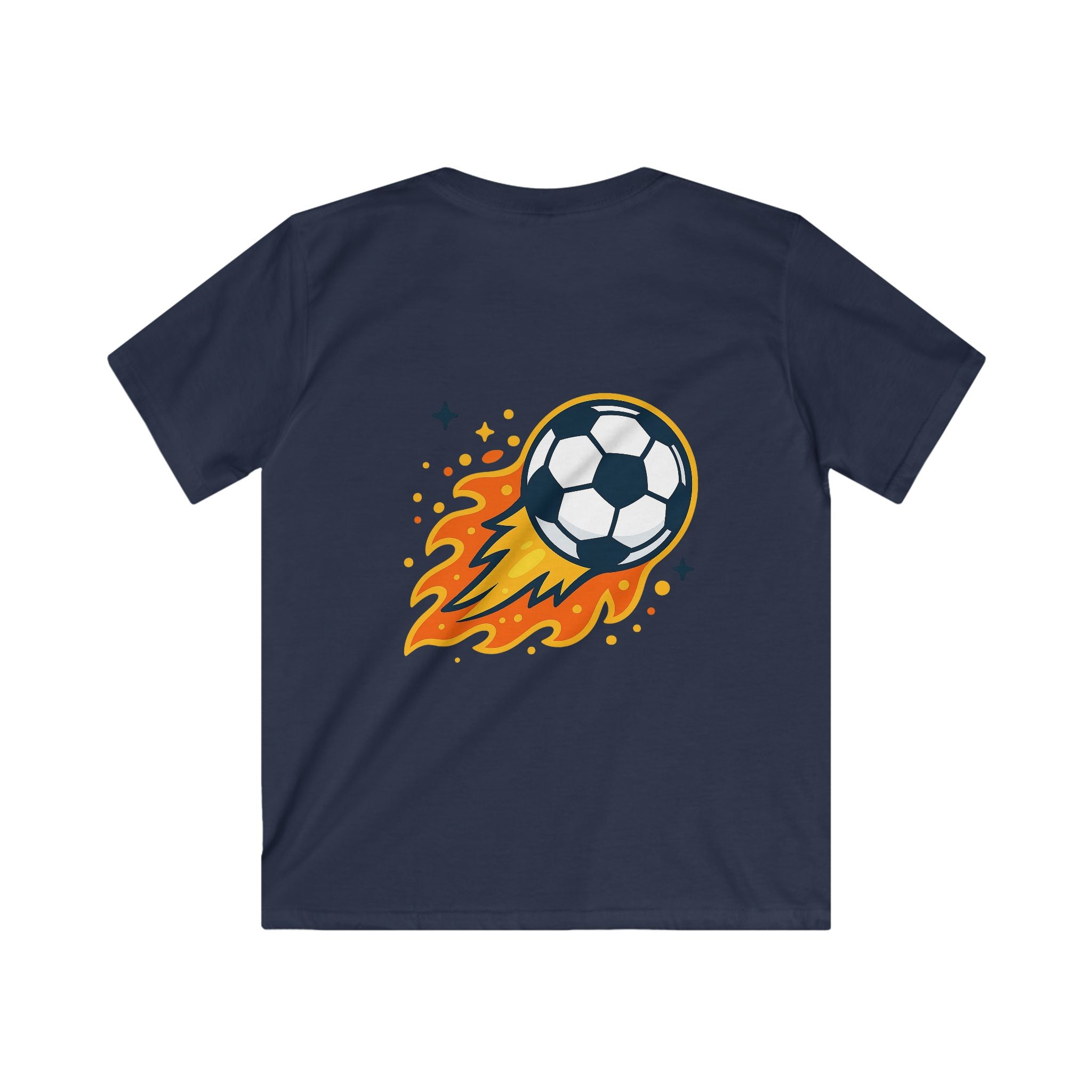 Kinder Fußball T-Shirt mit Backprint