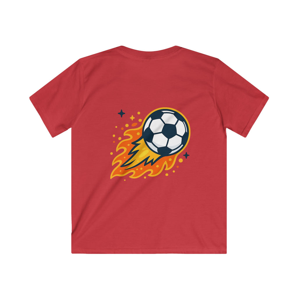 Kinder Fußball T-Shirt mit Backprint