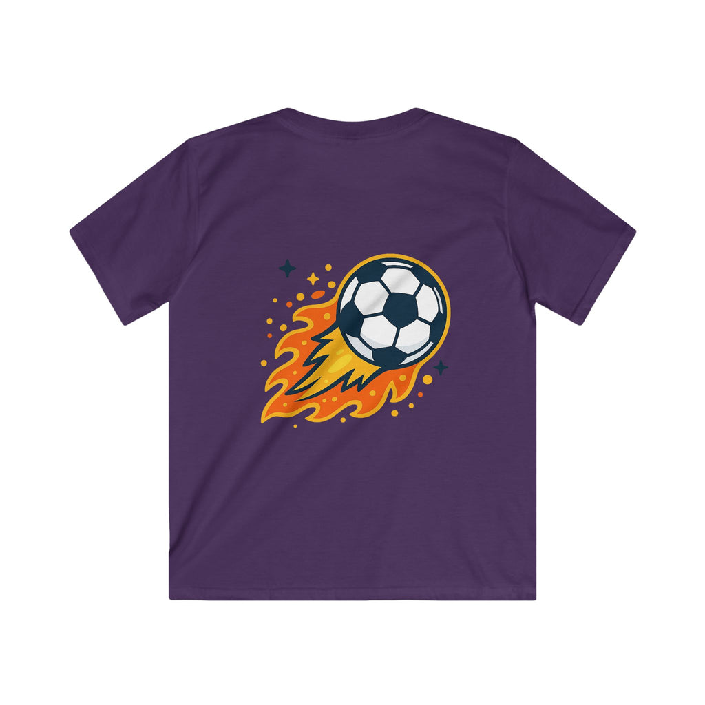 Kinder Fußball T-Shirt mit Backprint