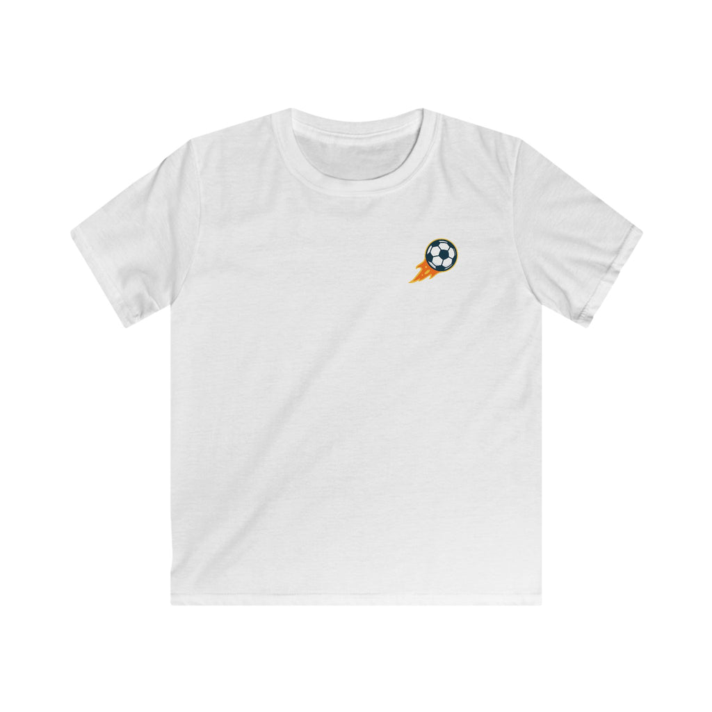 Kinder Fußball T-Shirt mit Backprint