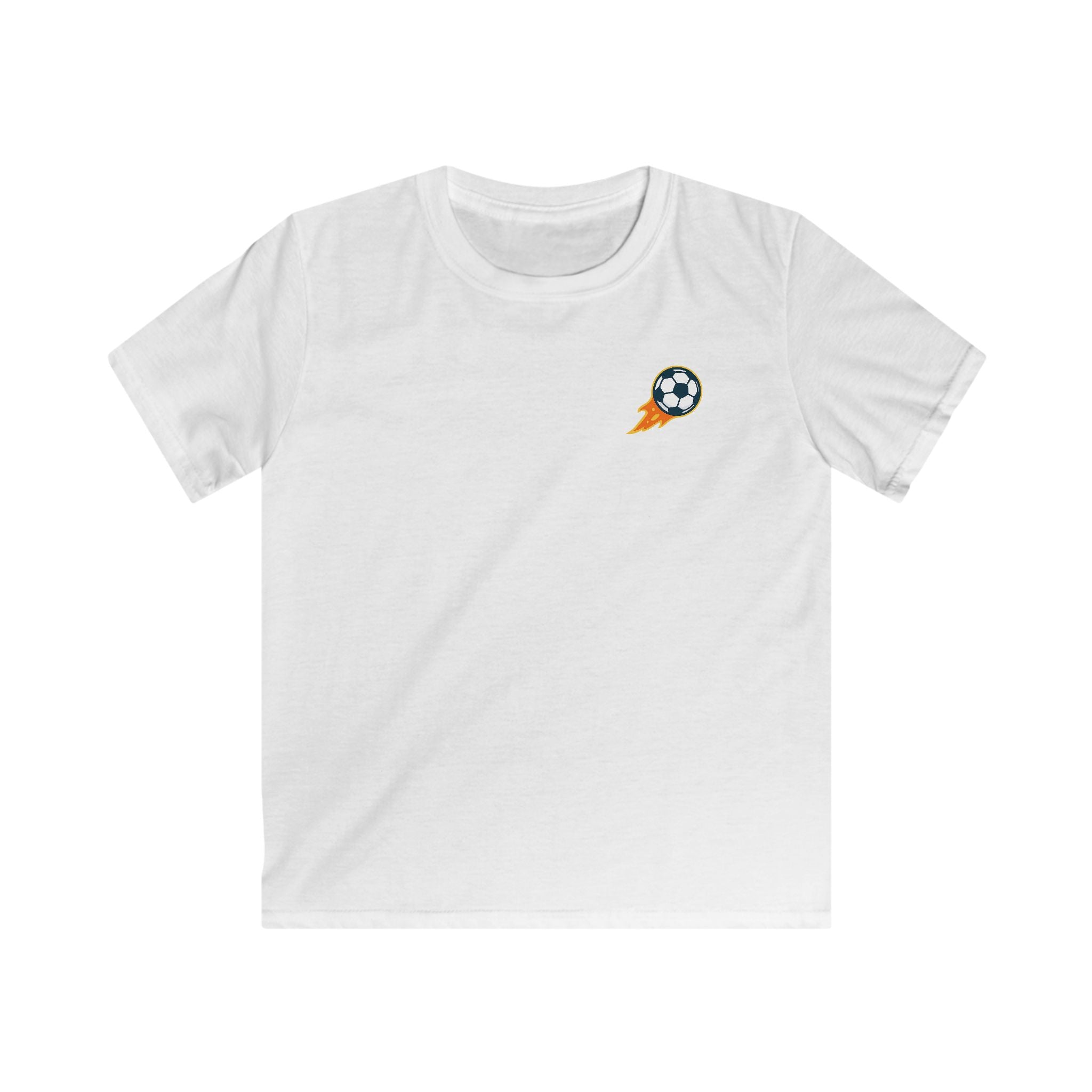 Kinder Fußball T-Shirt mit Backprint