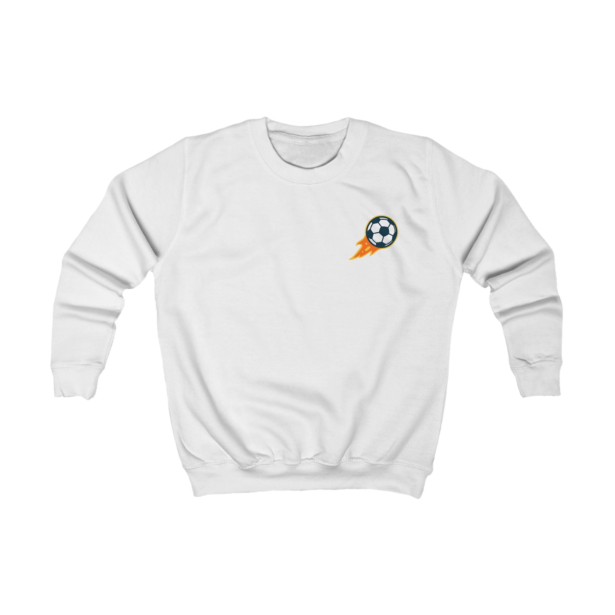 Kinder Fußball Sweatshirt mit Backprint