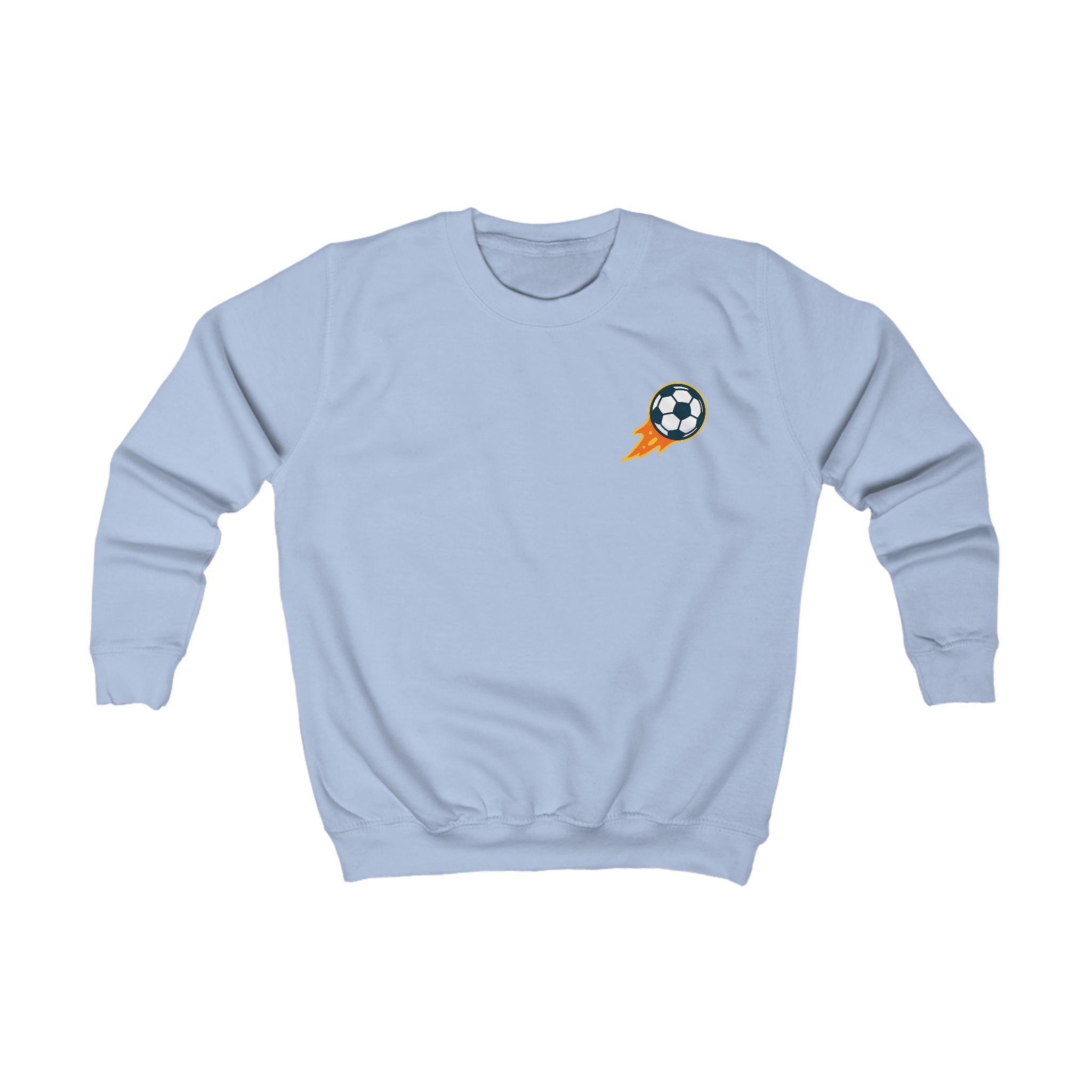 Kinder Fußball Sweatshirt mit Backprint