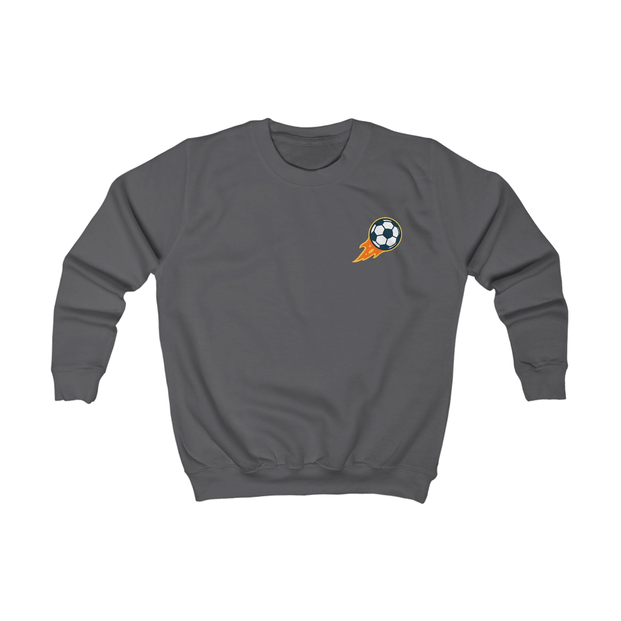 Kinder Fußball Sweatshirt mit Backprint