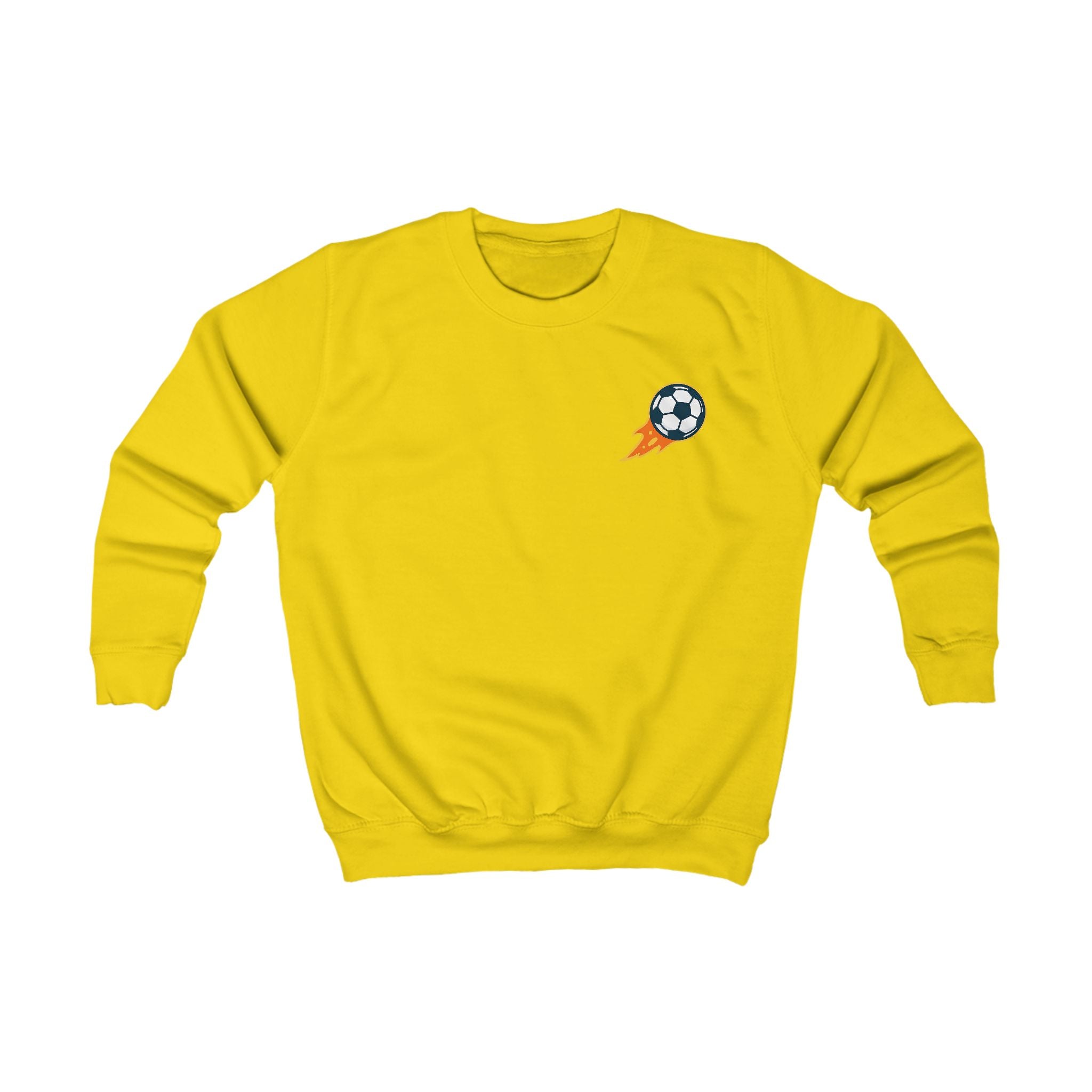 Kinder Fußball Sweatshirt mit Backprint