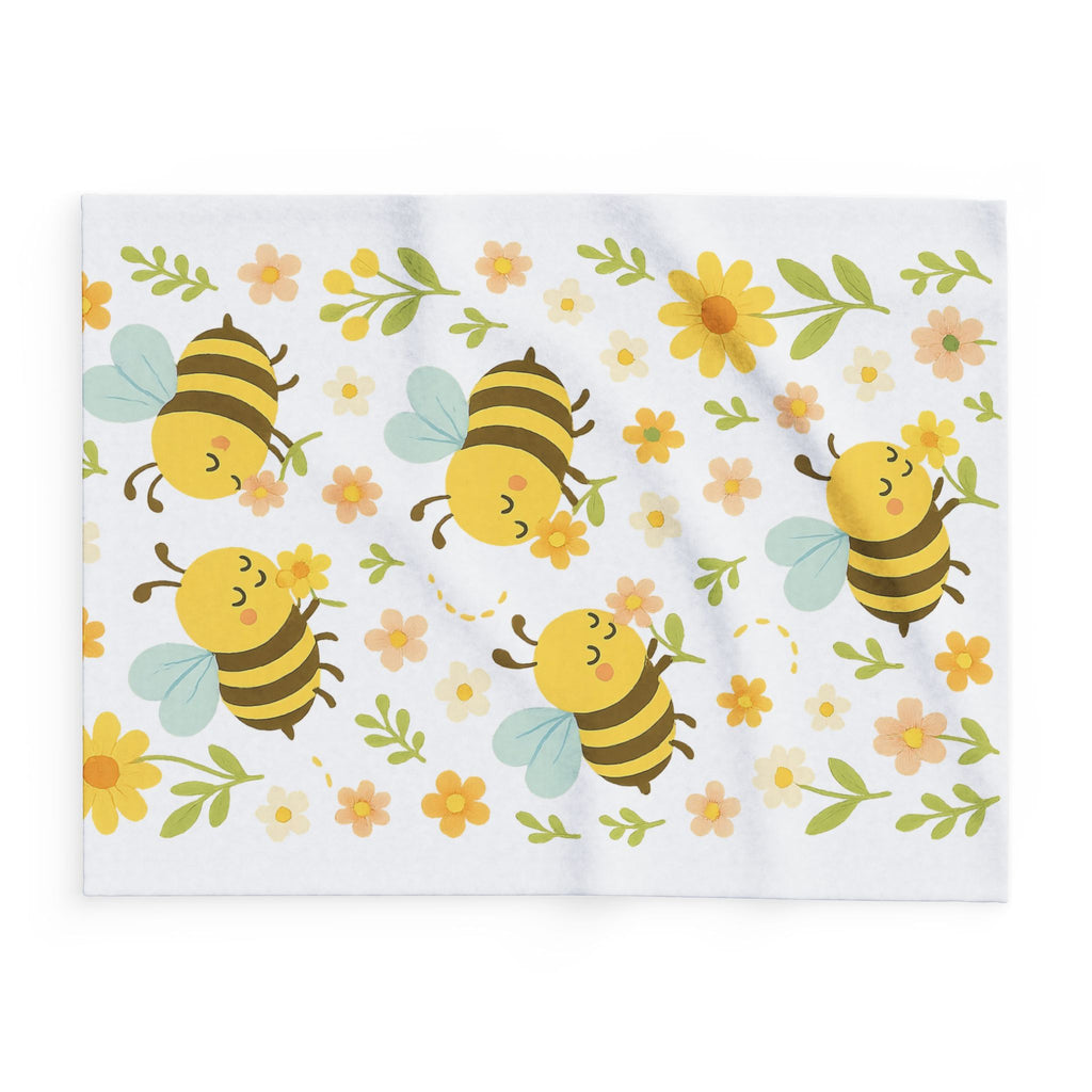 Baby Bienen Flauschdecke