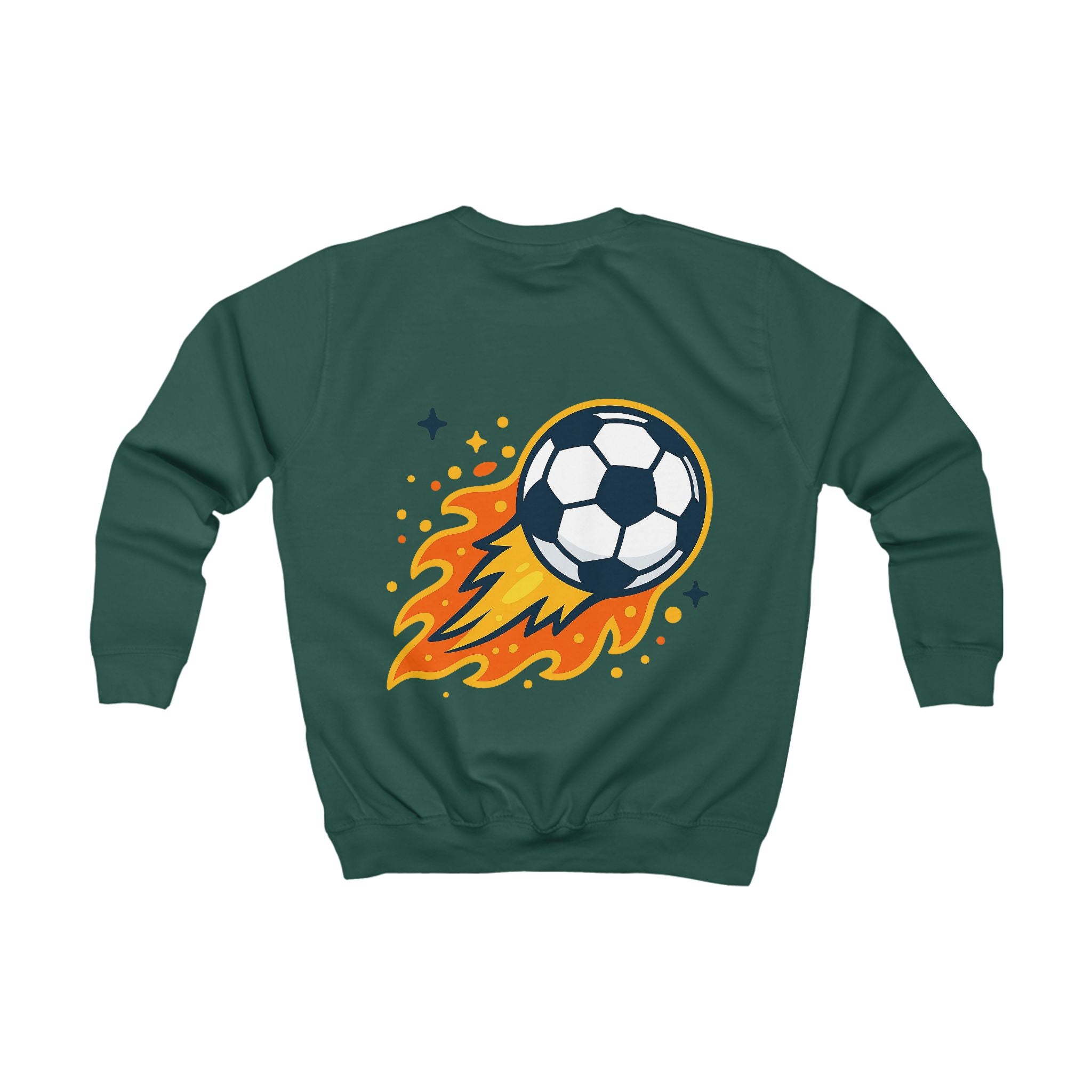 Kinder Fußball Sweatshirt mit Backprint